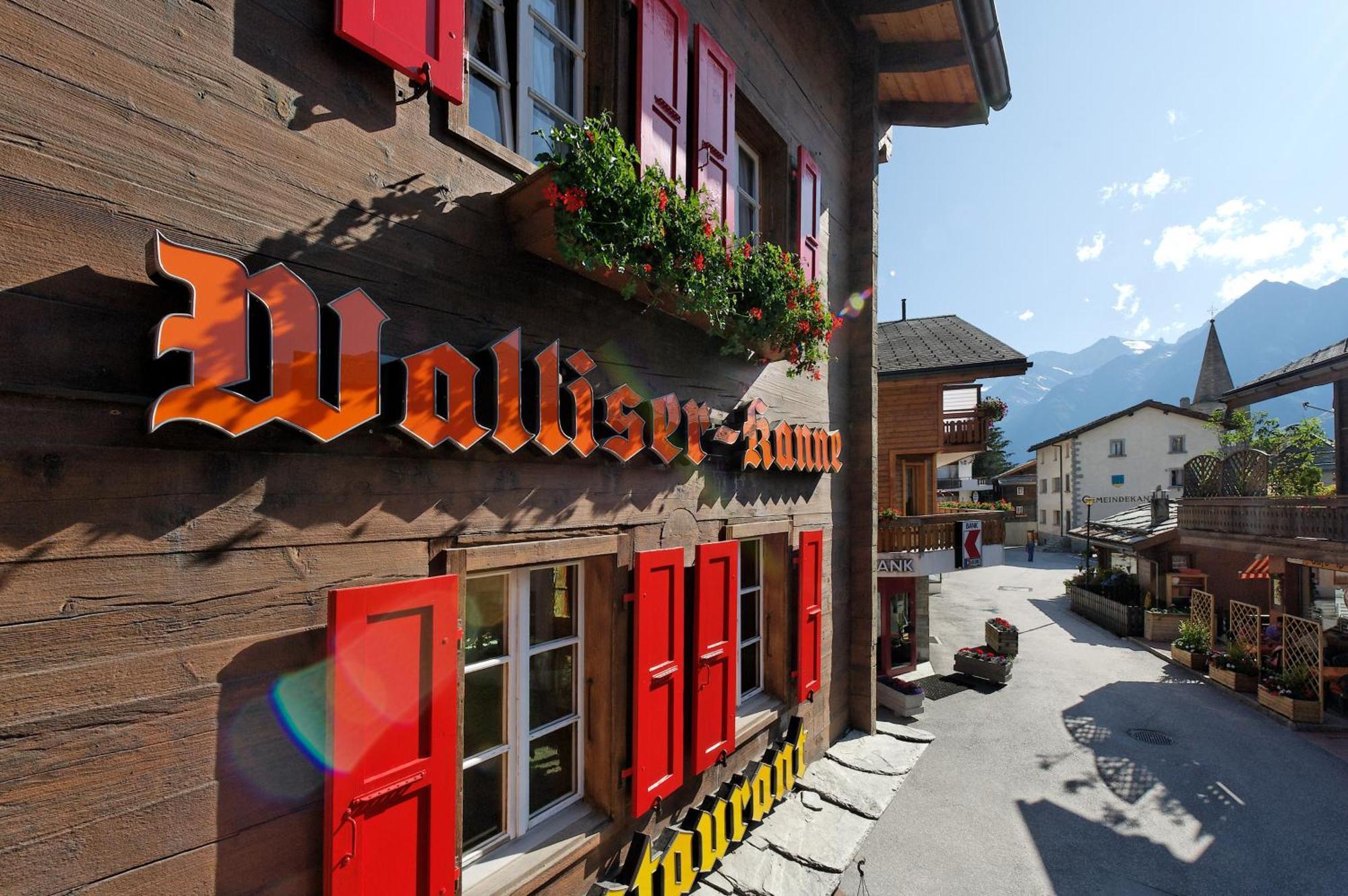 Hotel Walliserkanne Grächen Eksteriør billede